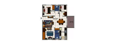 Codename Talk Of Hyderabad, 2 BHK-1099 Sq.ft