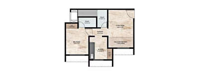Vihang Valley Phase 3, 1 BHK-378 Sq.ft