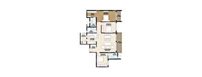 Vajram Esteva, 3 BHK-1374 Sq.ft