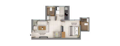 Shapoorji Pallonji Codename Mumbai Dreams, 1 BHK-403 Sq.ft