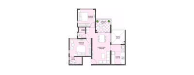 Rama Metro Life, 2 BHK-530 Sq.ft