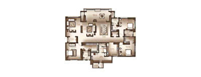 Legacy Cirocco, 3 BHK-2865 Sq.ft