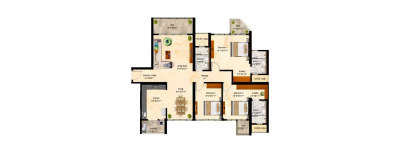 SNN Clermont, 3 BHK-2620 Sq.ft