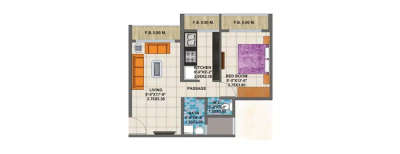 Arihant Aalishan, 1 BHK-503 Sq.ft