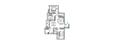 Marq 2.0, 3 BHK-1007 Sq.ft