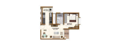 Prestige CHS, 1 BHK-650 Sq.ft