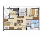 Radiance The Pride Pallavaram - Unit Floor Plans