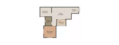 TVH Svaya, 1 BHK-555 Sq.ft