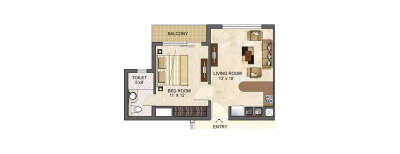 Logix Neo World, 1 BHK-525 Sq.ft