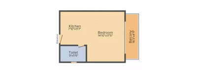 Godrej The Suites, Studio-710 Sq.ft