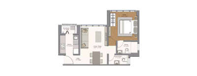Piramal Revanta, 2 BHK-854 Sq.ft