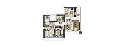 Peninsula Salsette 27, 2 BHK-788 Sq.ft