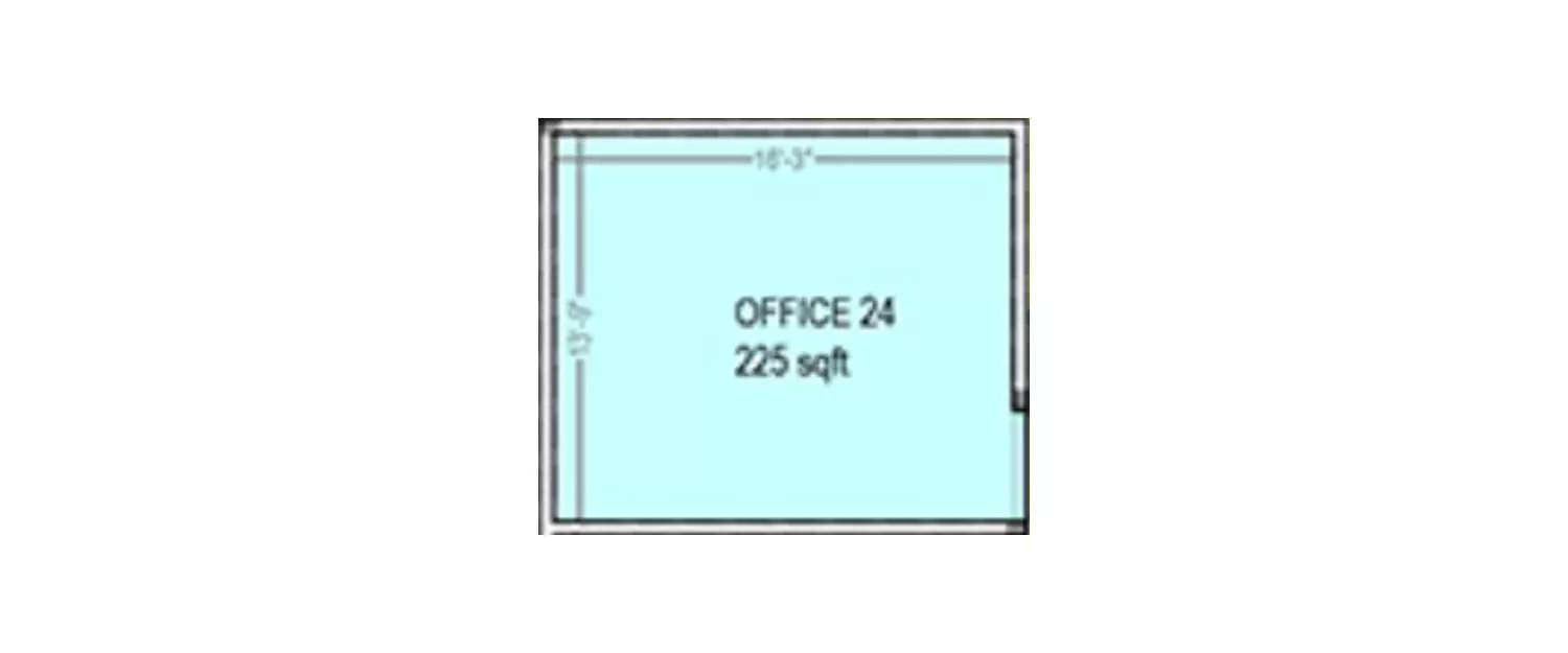 Floor plan for Commercial Office