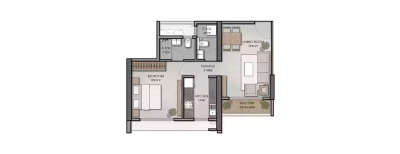 Ashar Arize, 1 BHK-457 Sq.ft