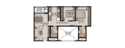 Sobha Dream Acres, 2 BHK-1007 Sq.ft