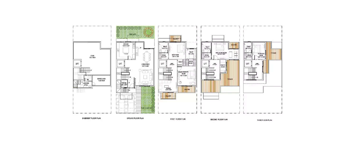 4 BHK Villa 2506 Sq.ft