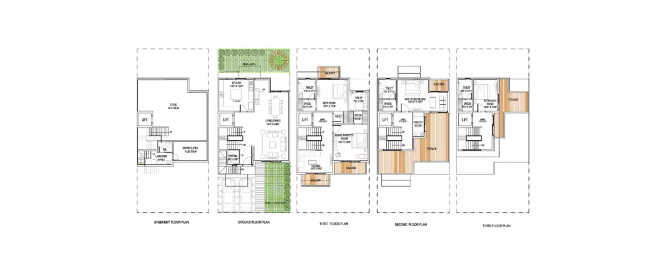 Godrej Crest Sector 27 Greater Noida W - Floor plan 4 BHK 2506 Sq.ft