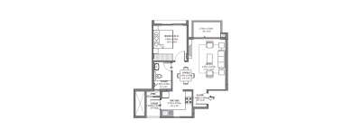 Godrej Life Plus, 1 BHK-483 Sq.ft