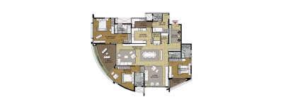 Brigade Caladium, 3 BHK-3450 Sq.ft