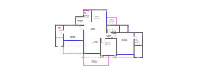 Ganga Florentina, 3 BHK-1475 Sq.ft