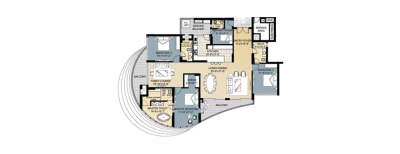 Omaxe The Forest Spa, 3 BHK-2900 Sq.ft