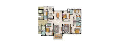 Prestige Edwardian, 4 BHK-4750 Sq.ft