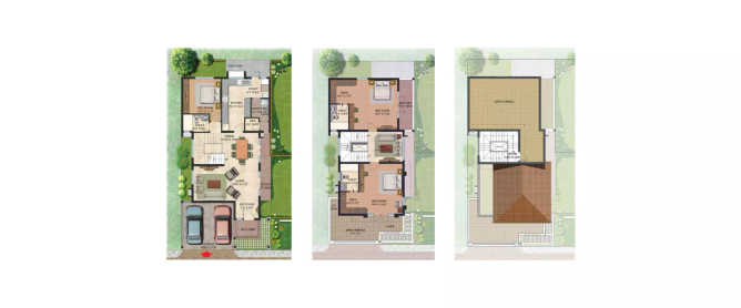 Prestige Glenwood Bommenahalli - Floor plan 3.5 BHK 2940 Sq.ft