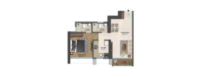 Runwal 25 Hour Life, 1 BHK-471 Sq.ft
