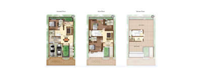 Prestige Woodside, 3 BHK-1865 Sq.ft