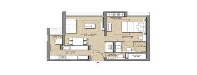 Lodha Casa Viva, 1 BHK-454 Sq.ft