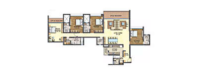 Runwal Greens, 4 BHK-2094 Sq.ft