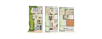 Puravankara The Sound of Water, 3 BHK-2611 Sq.ft