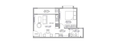 Godrej Nurture, 1 BHK-397 Sq.ft