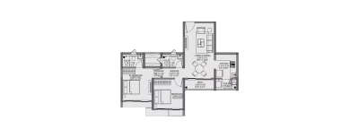 Godrej The Highlands, 1 BHK-410 Sq.ft