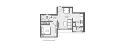 Godrej Riviera, 1 BHK-370 Sq.ft