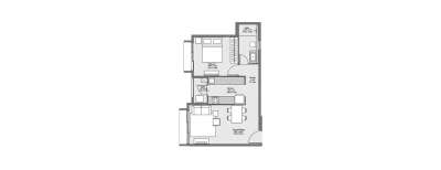Godrej Trees, 1 BHK-476 Sq.ft