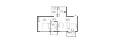 Godrej Air Nxt, 1 BHK-510 Sq.ft
