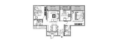 Godrej Palm Grove, 2 BHK-1194 Sq.ft