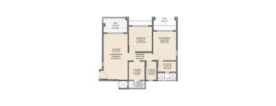Godrej 24, 2 BHK-568 Sq.ft