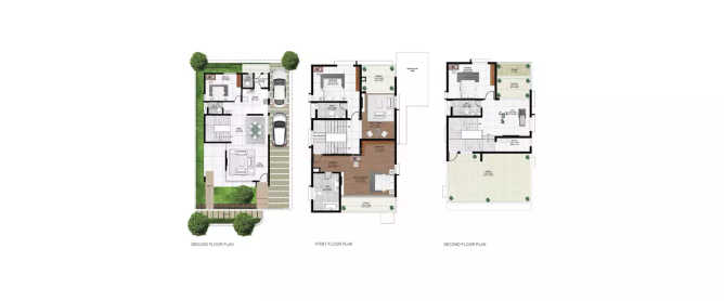 Godrej Gold County Chikkabidarakallu village - Floor plan 4 BHK 3162 Sq.ft