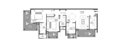 Godrej Oasis, 2 BHK-1167 Sq.ft