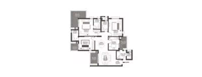 Godrej Signature Homes, 3 BHK-1047 Sq.ft