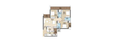 Godrej United, 3 BHK-2762 Sq.ft