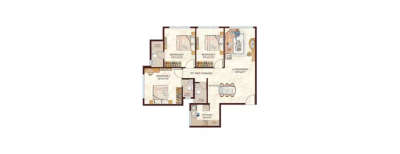 The Wadhwa W54, 3 BHK-1913 Sq.ft
