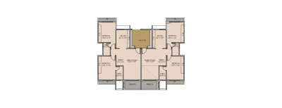 Satyam 17 West, 2 BHK-494 Sq.ft