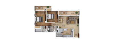 Ace Starlit, 2 BHK-1350 Sq.ft