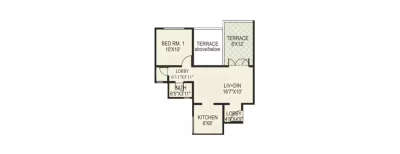 Paranjape Schemes Madhukosh, 1 BHK-708 Sq.ft