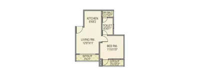 Paranjape Schemes Pebbles, 1 BHK-600 Sq.ft