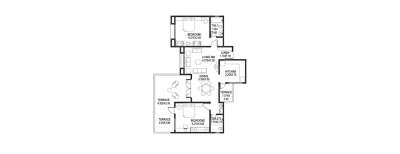 Paranjape Schemes Sairang, 2 BHK-873 Sq.ft