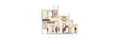 Chandak Codename Vantage Worli, 2 BHK-581 Sq.ft